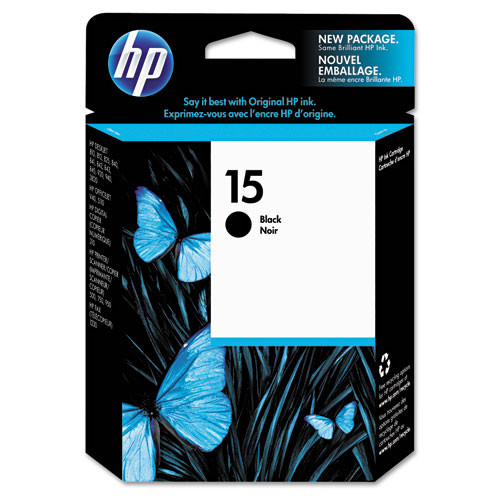 Original HP C6615DN #140 #15 DeskJet 810 Black Ink Cartridge