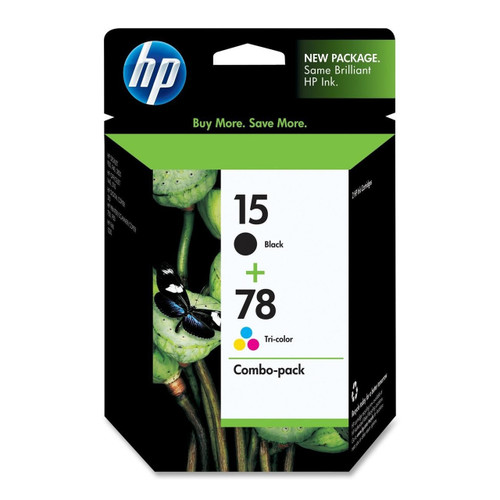 Original HP C8789FN 140 15D 78D Black and Tri-Color Combo-Pack