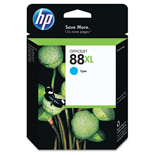 Original HP C9391AN 140 88XL OfficeJet PRO K550 Cyan High-Yield Ink Cartridge