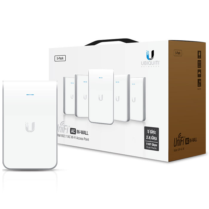 UniFi AP ac In-Wall ROW 5Pk