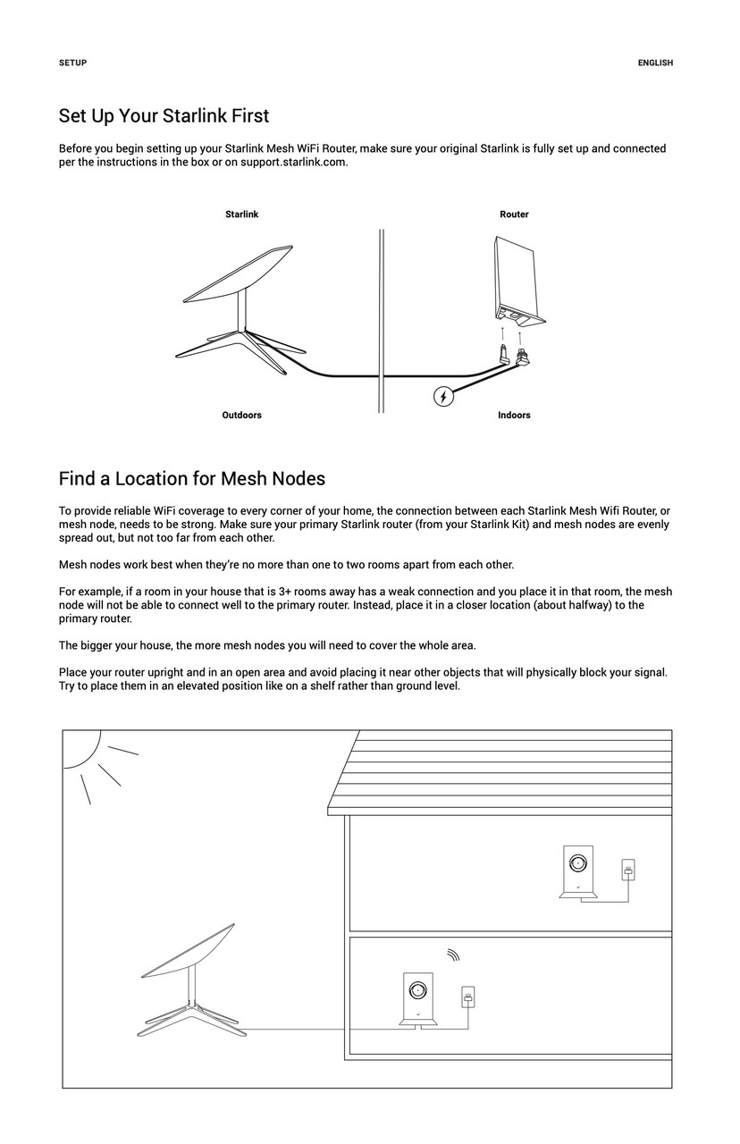STARLINK MESH WIFI ROUTER SETUP GUIDE