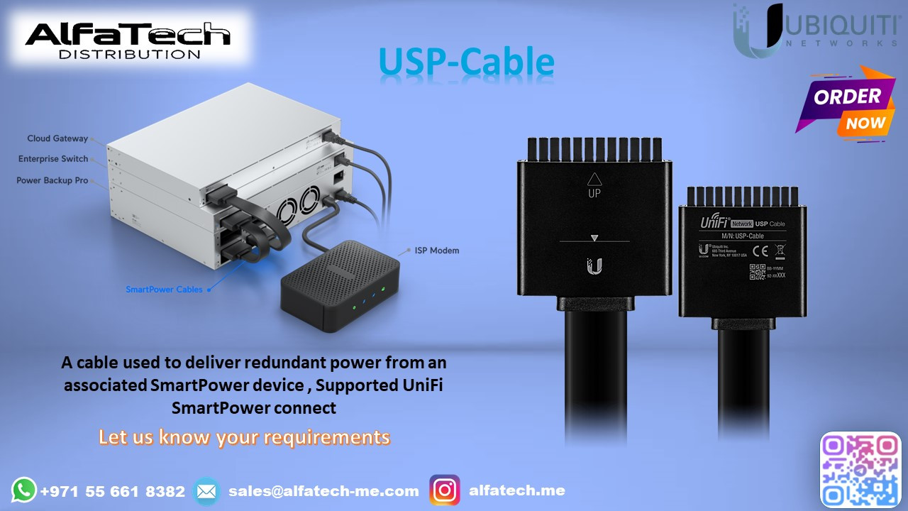 Ubiquiti USP-Cable: High-Quality Power and Data Connectivity for UniFi Systems
