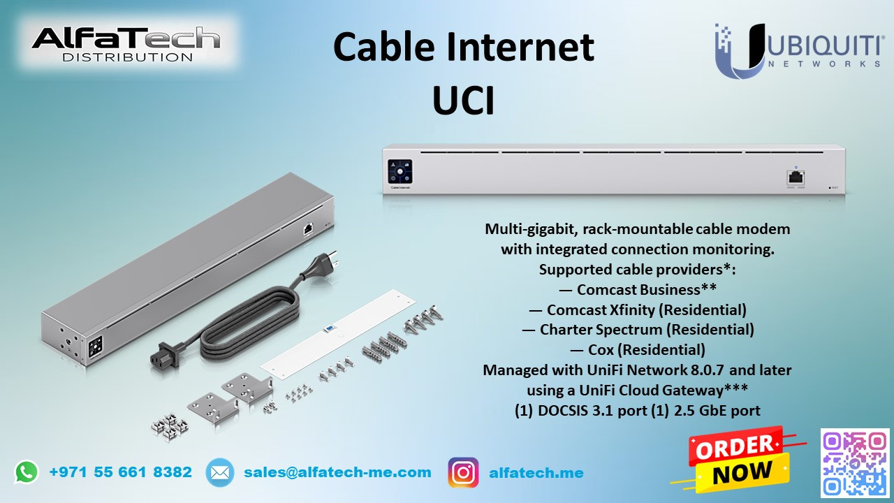 High-Speed Cable Internet with Ubiquiti UCI