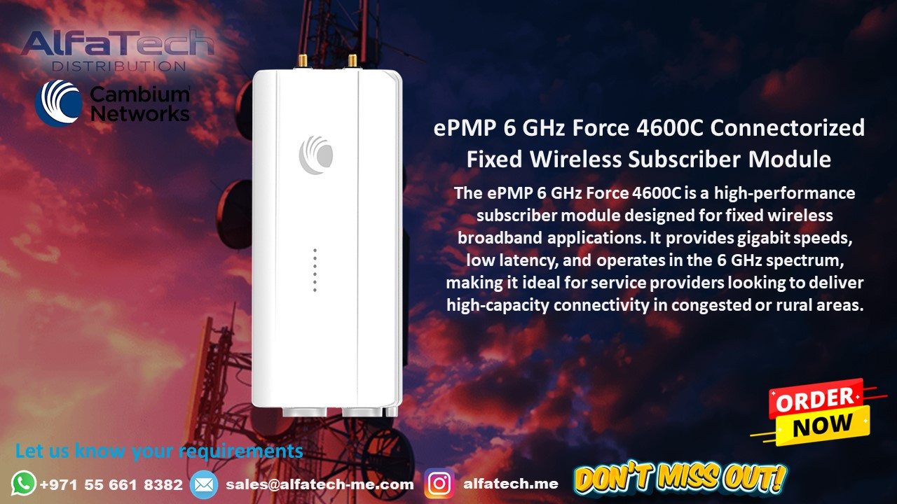 Enhancing Rural Connectivity with ePMP 6 GHz Force 4600C