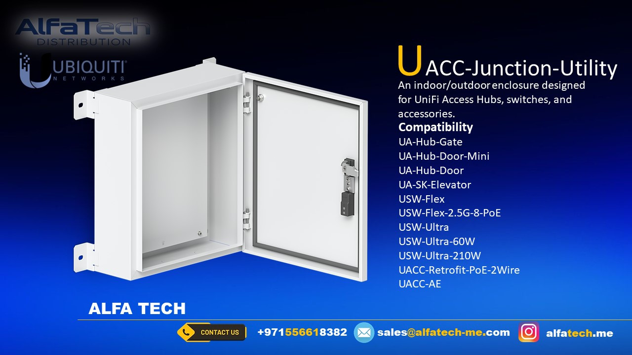 Ubiquiti UACC Junction Utility – Outdoor Junction Box for UniFi Devices