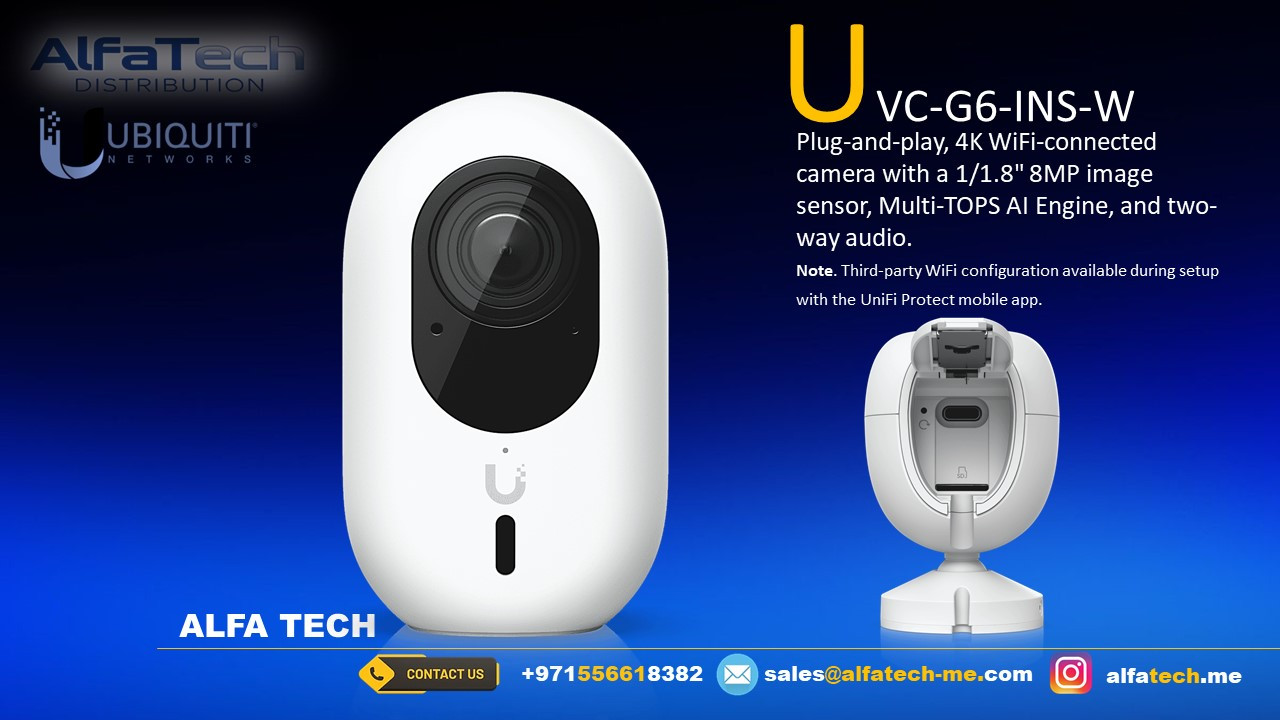 UVC-G6-INS-W – Advanced Indoor AI Security Camera for Smart Surveillance