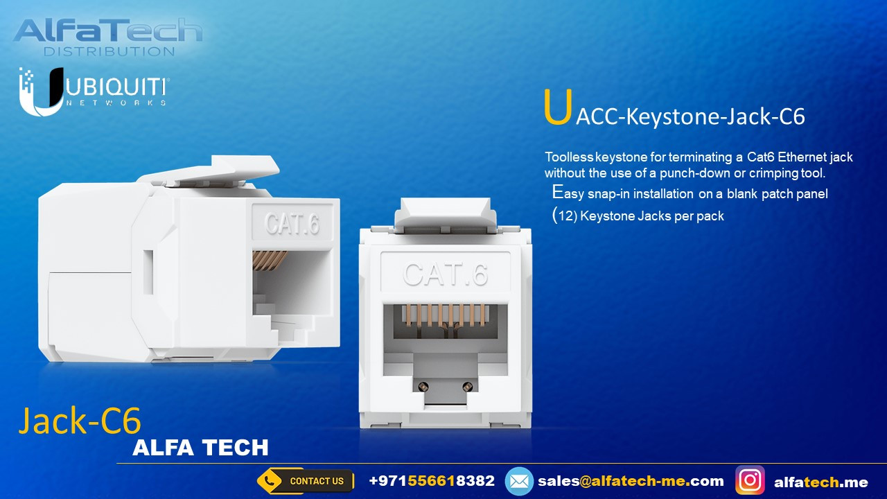 Ubiquiti UACC-Keystone-Jack-C6