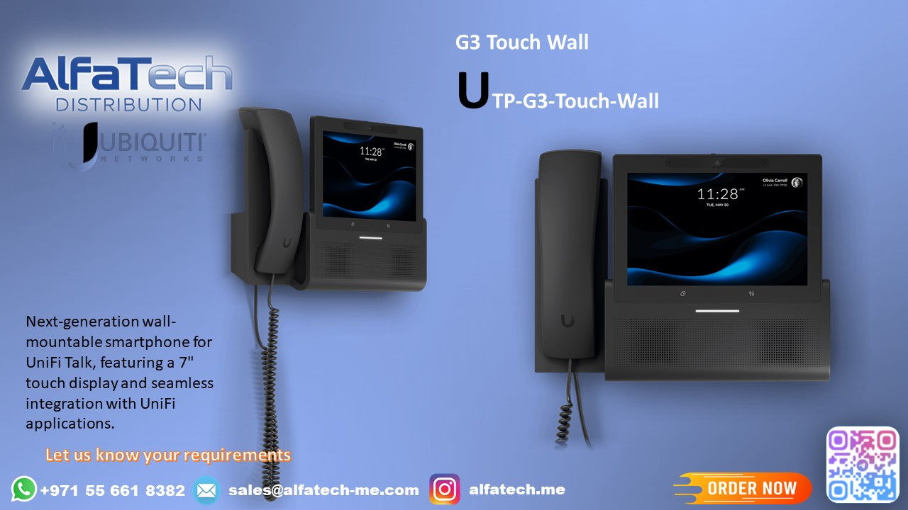 UTP-G3-Touch-Wall – Wall-Mountable Smart VoIP Phone for UniFi Talk