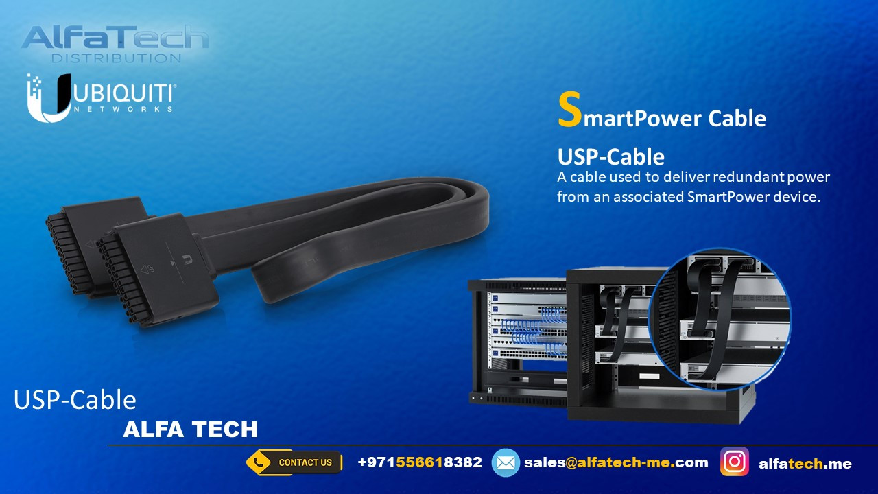 Ubiquiti USP-Cable – Reliable Power and Data Connectivity for UniFi SmartPower Devices