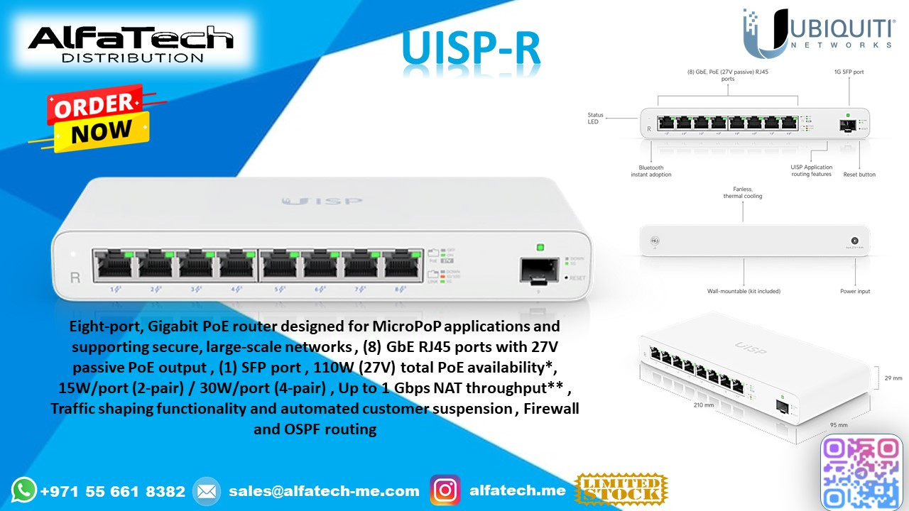 Ubiquiti UISP-R: High-Performance Router for Scalable ISP Networks
