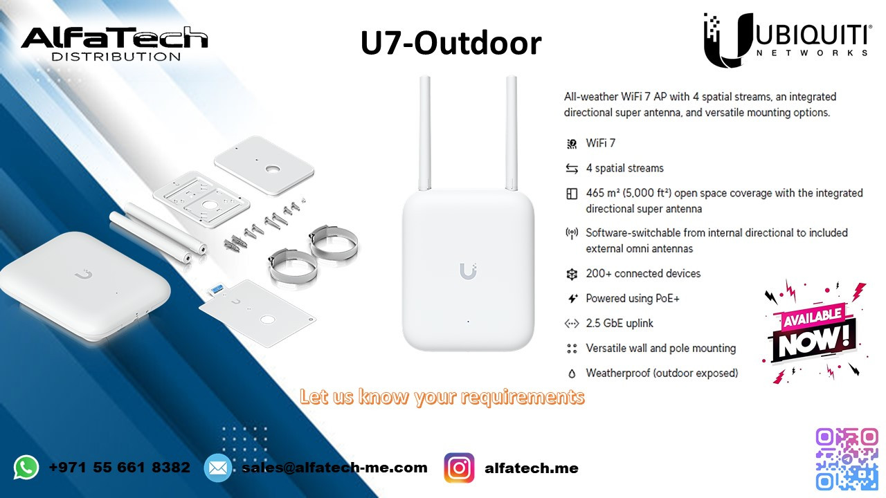 Enhanced Outdoor Wi-Fi with Ubiquiti U7-Outdoor