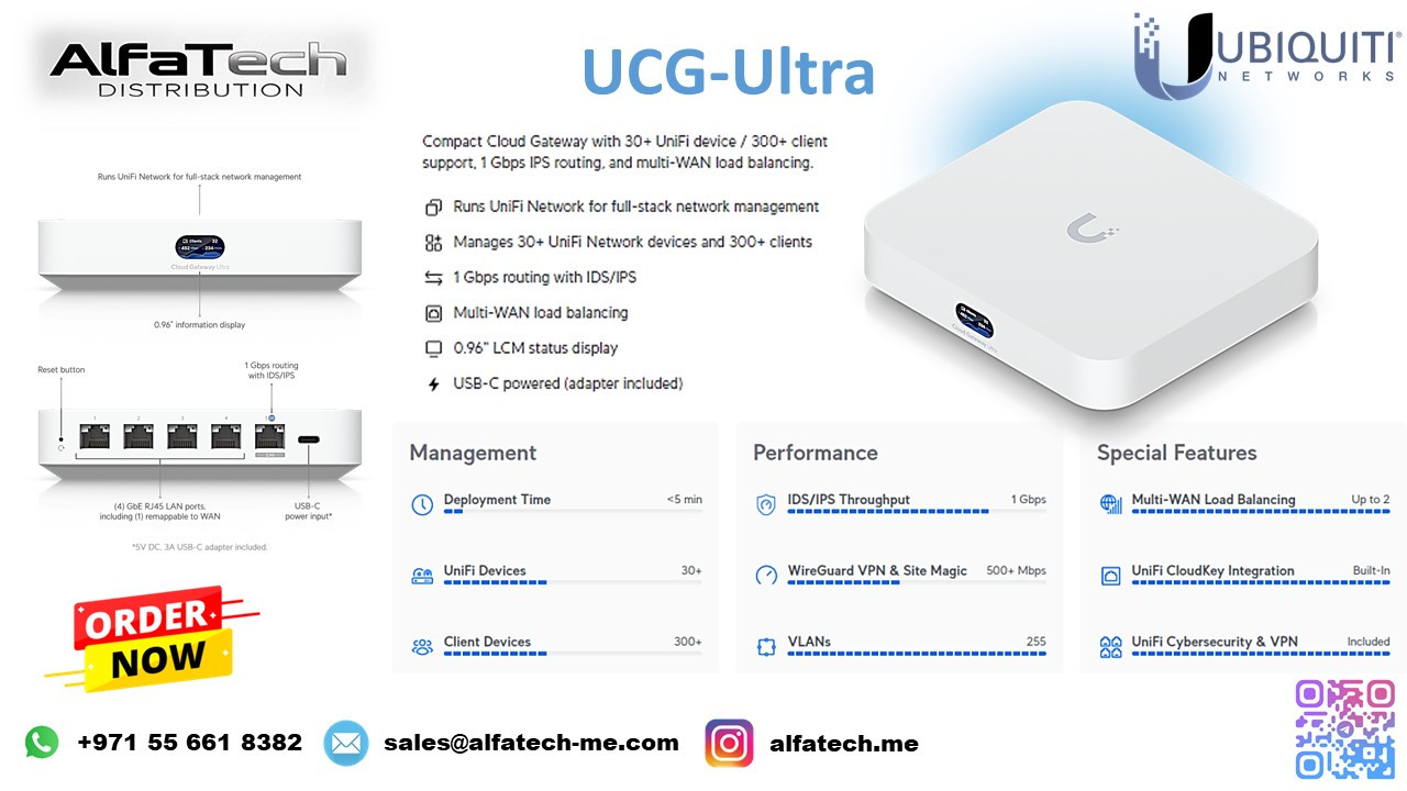High-Performance Cloud Gateway with UCG-Ultra