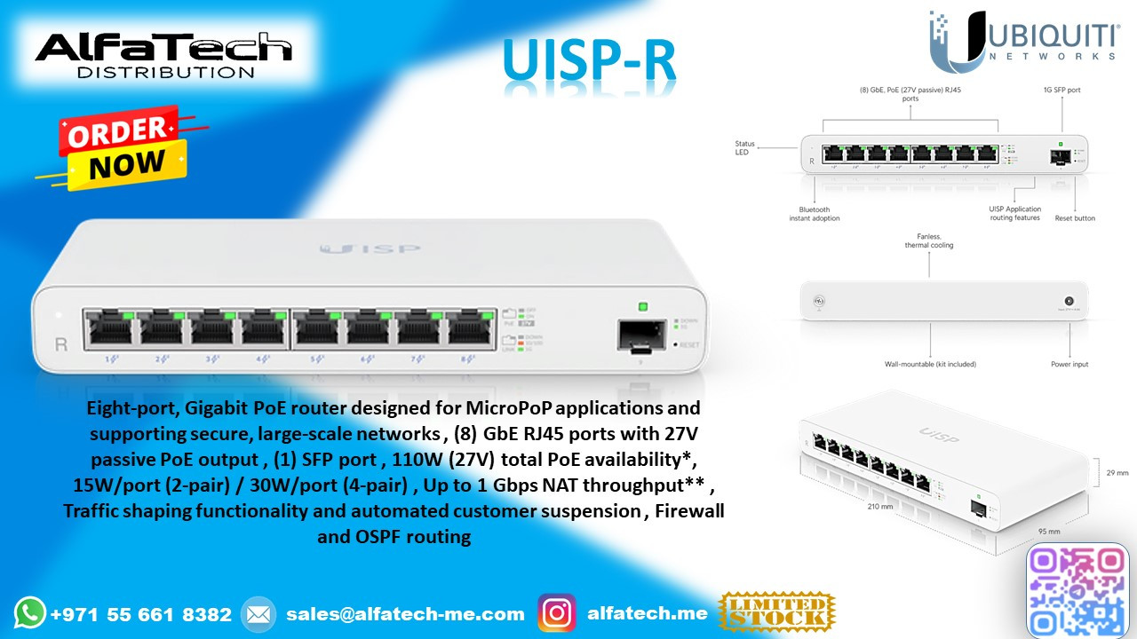 Ubiquiti UISP-R: Scalable Router for ISP Networks