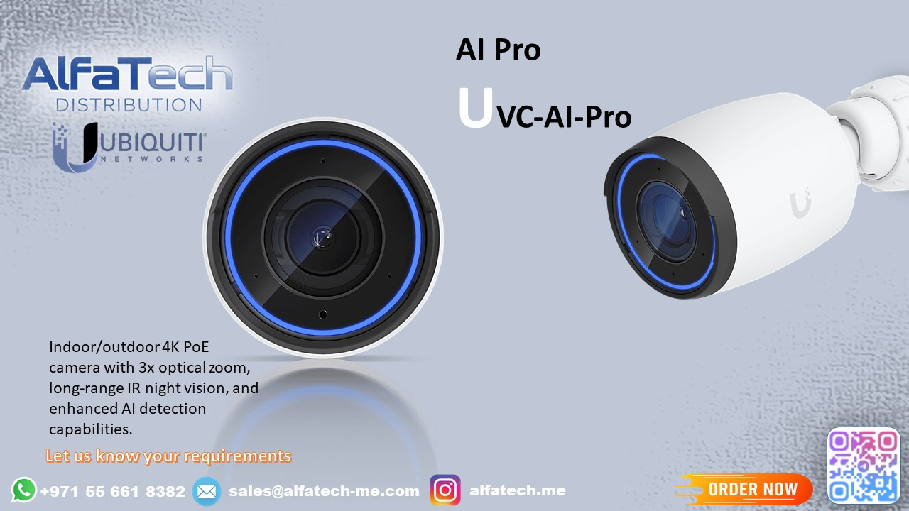 Ubiquiti UniFi Protect AI Pro – 4K AI-Powered Security Camera