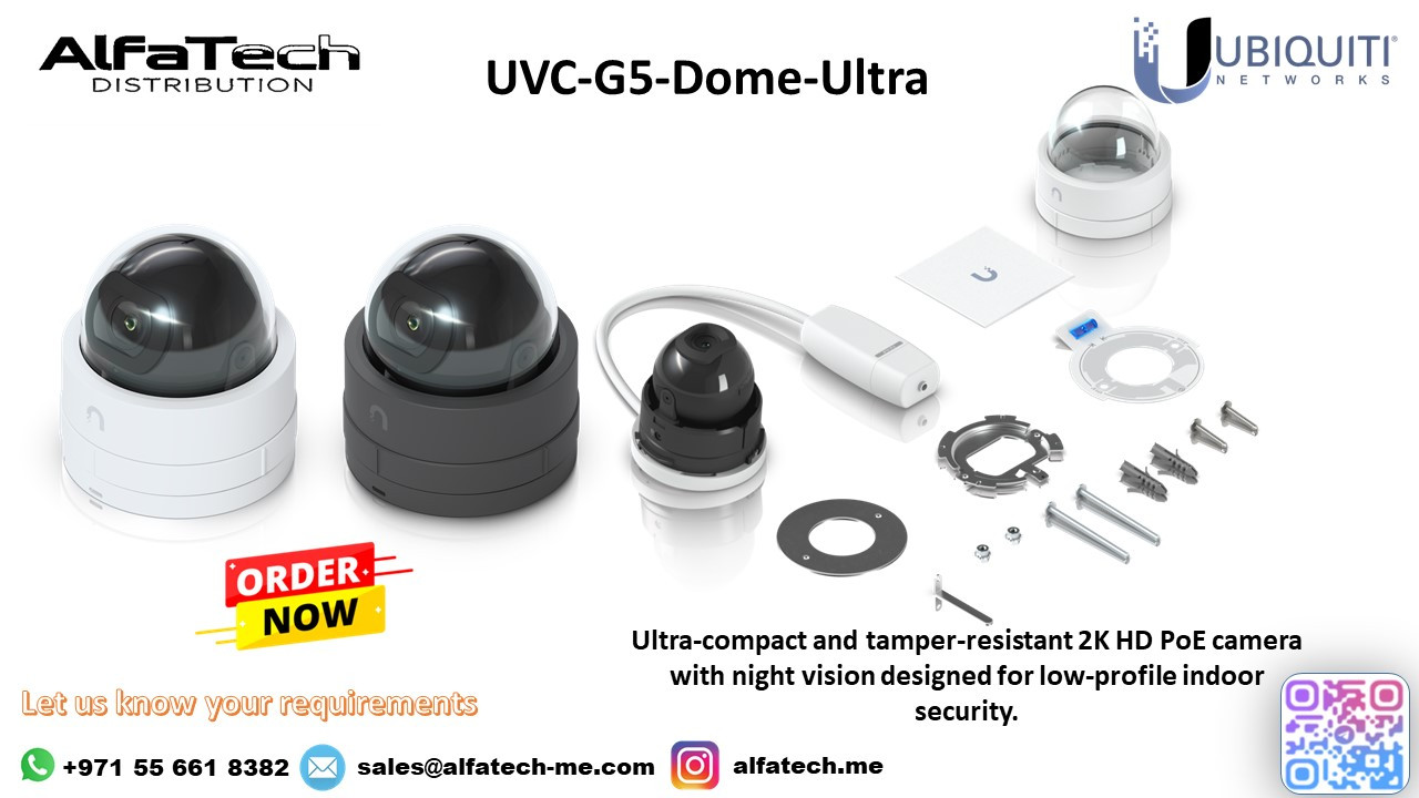 Enhancing Surveillance with Ubiquiti UVC-G5-Dome-Ultra