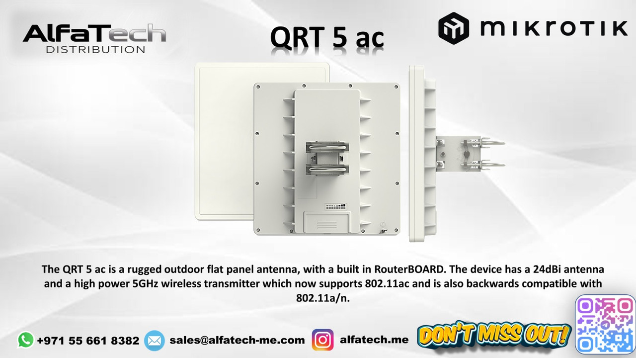 MikroTik QRT 5 ac: High-Performance Outdoor Wireless Solution for Long-Range Connectivity