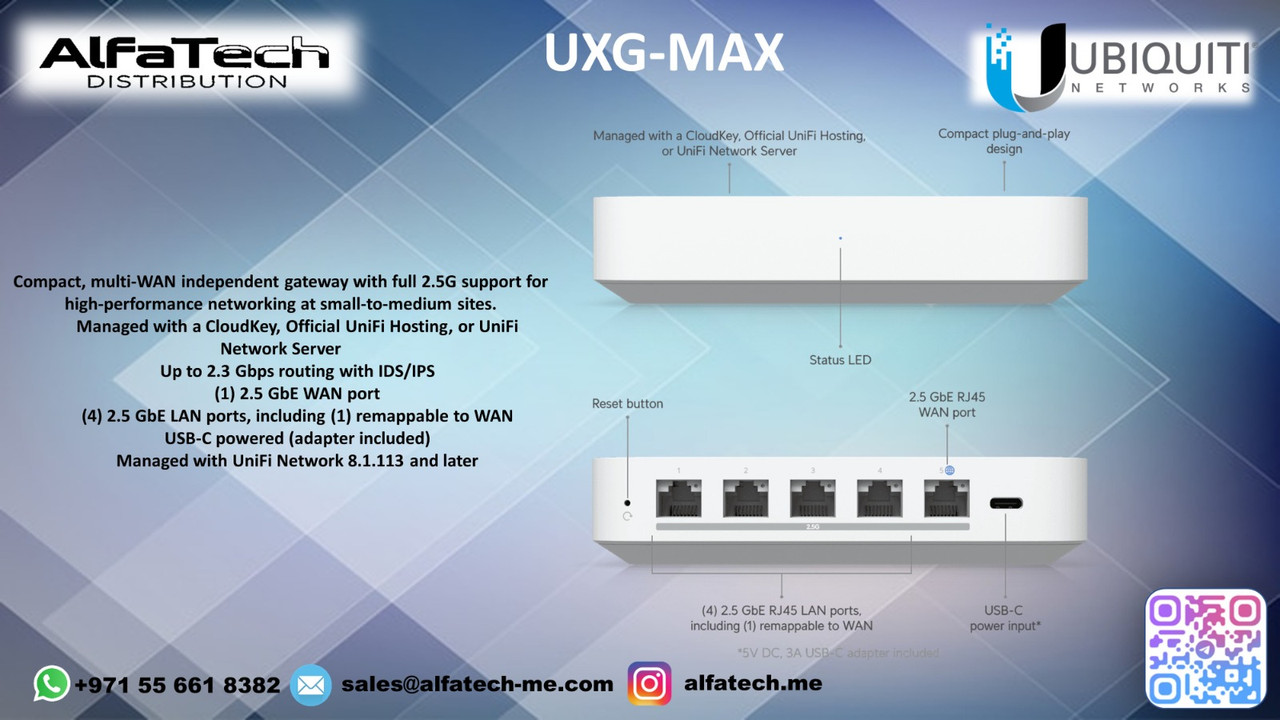 Ubiquiti UXG-MA: Advanced UniFi Next-Gen Gateway for Modern Networks