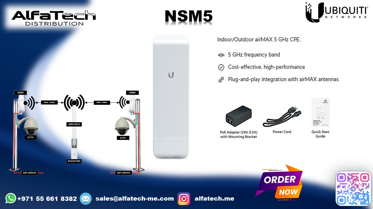 Expanding Wireless Coverage with Ubiquiti NanoStation M5 (NSM5)