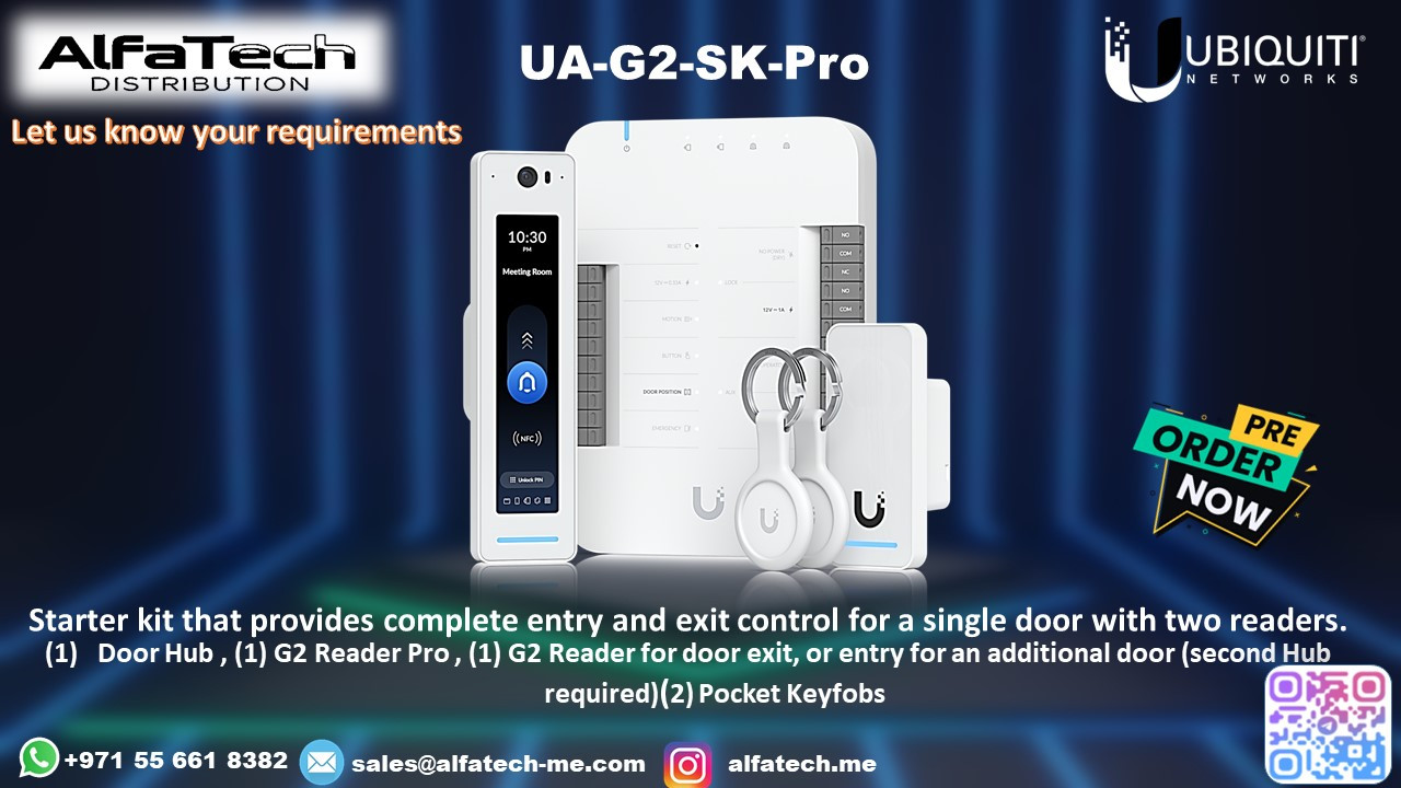Advanced Access Control with Ubiquiti UA-G2-SK-Pro