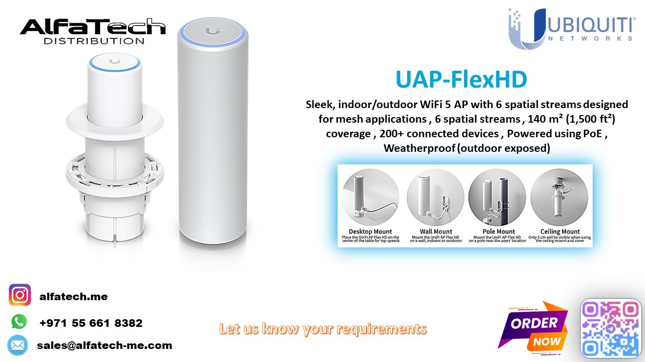 Enhancing Indoor & Outdoor Wi-Fi with Ubiquiti UAP-FlexHD