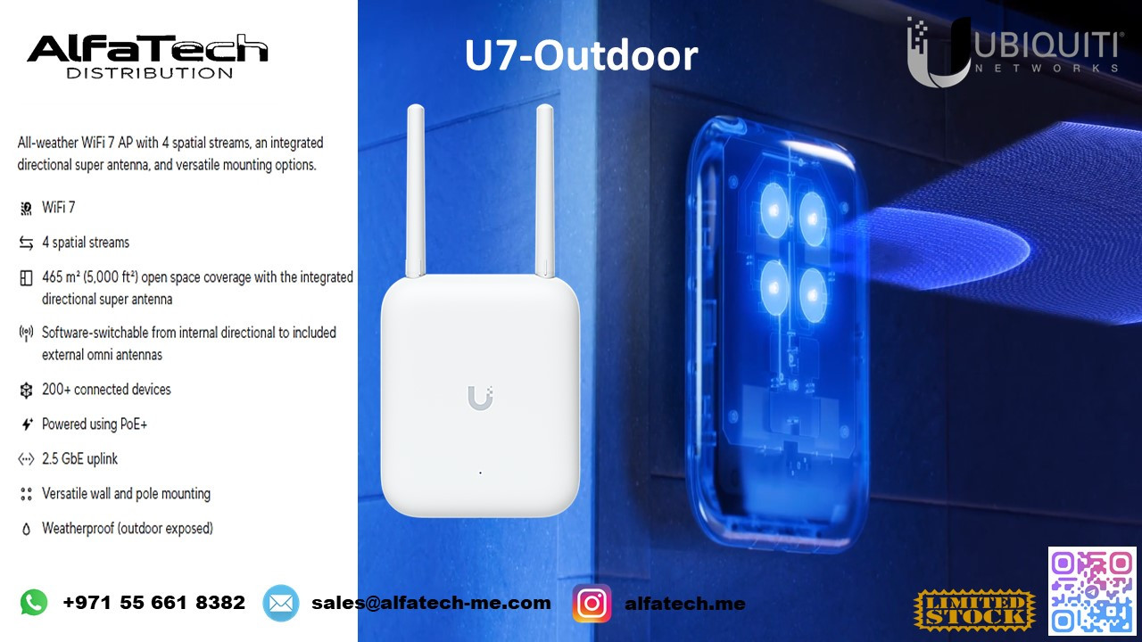 Enhanced Outdoor Wi-Fi with Ubiquiti U7-Outdoor