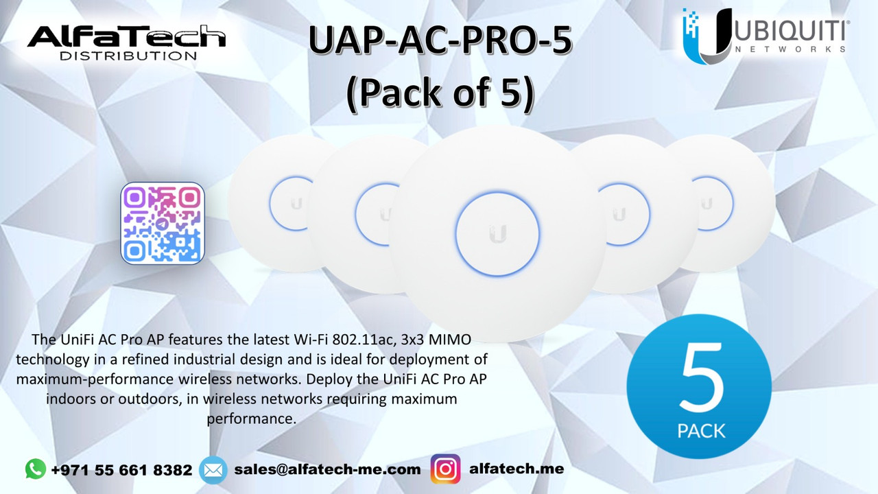 Enterprise-Grade Wi-Fi with Ubiquiti UAP-AC-PRO-5