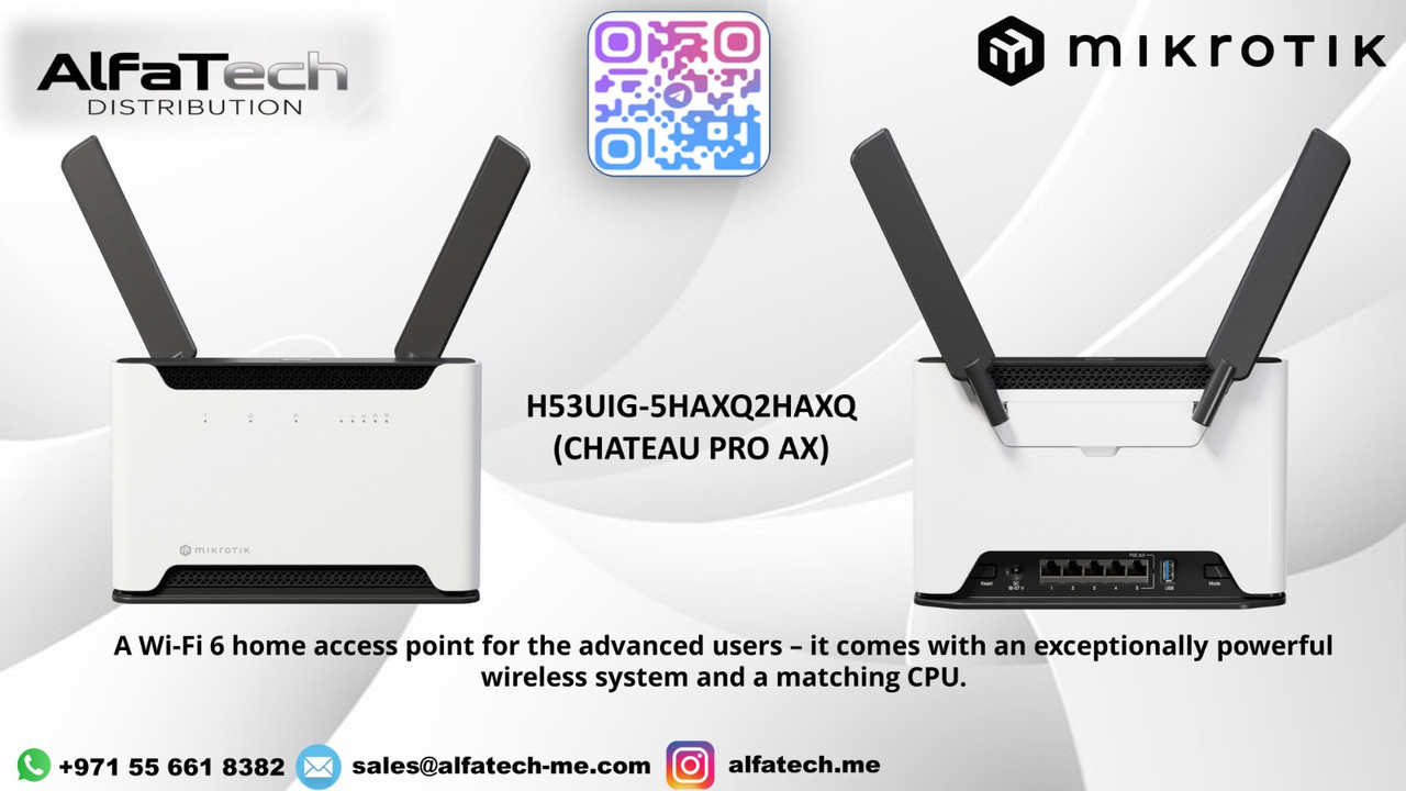 Elevating Home Connectivity with MikroTik Chateau Pro AX