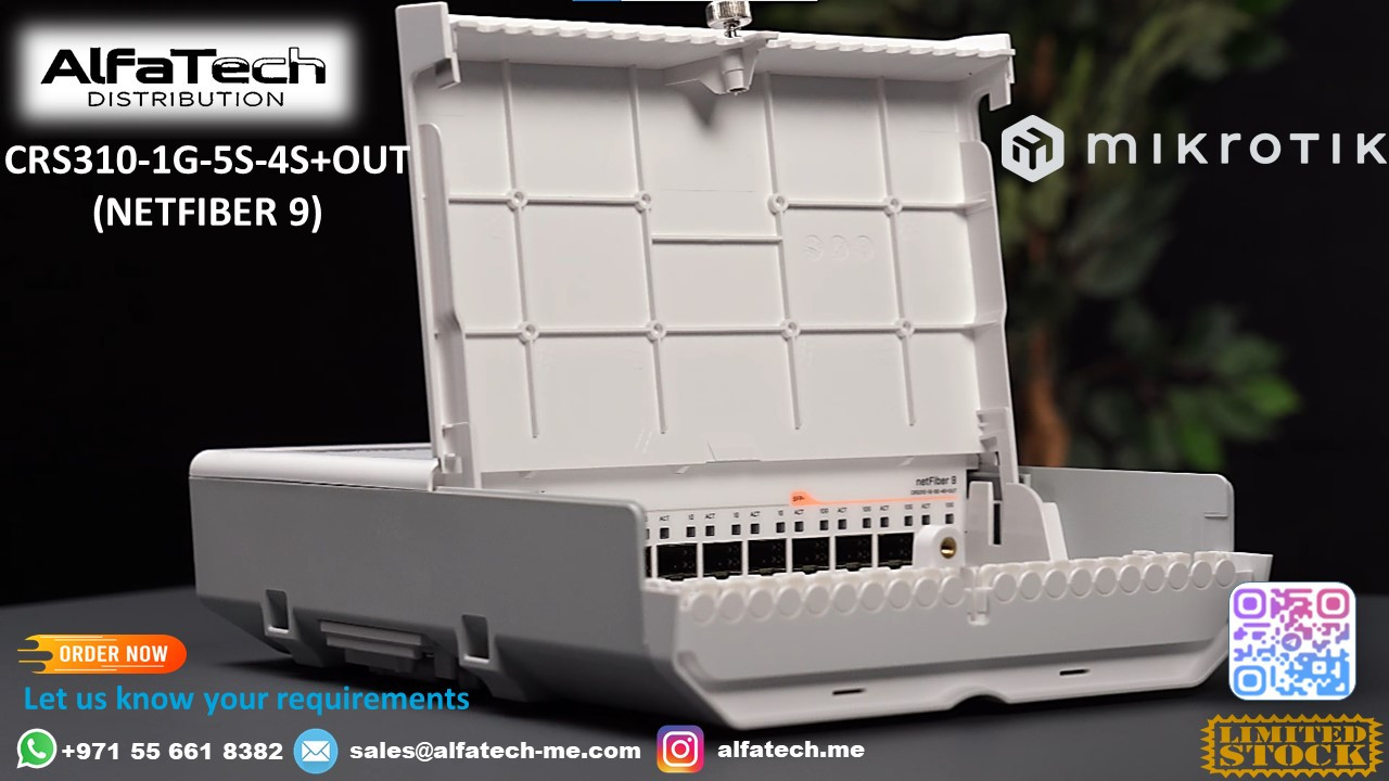 Weatherproof Network Expansion with CRS310-1G-5S-4S+OUT – Delivering Fiber Connectivity in Harsh Outdoor Environments
