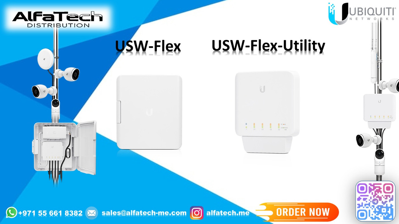 Smart Surveillance Power & Switching with USW-Flex & Flex-Utility