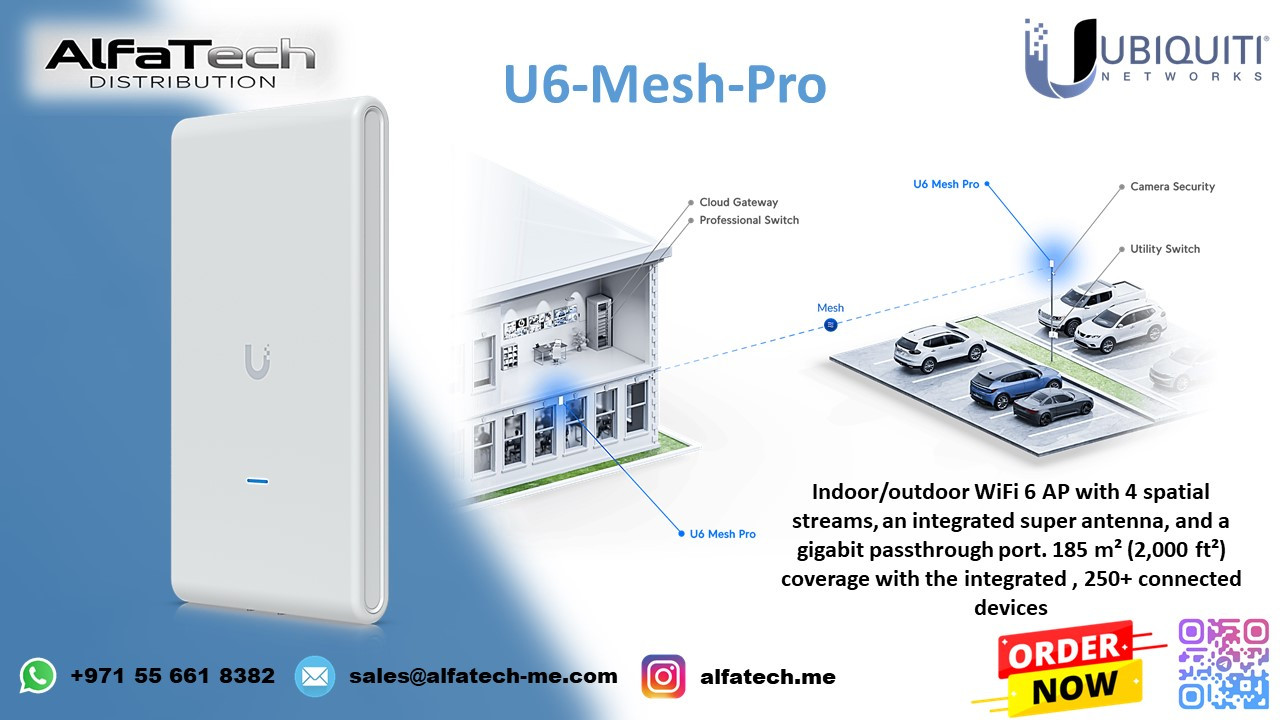 Expanding Wi-Fi Coverage with Ubiquiti U6-Mesh-Pro
