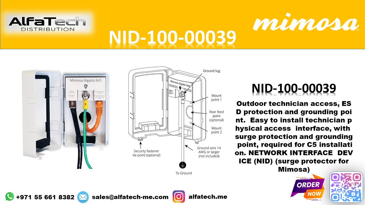 Enhancing Network Reliability with Mimosa NID (100-00039)