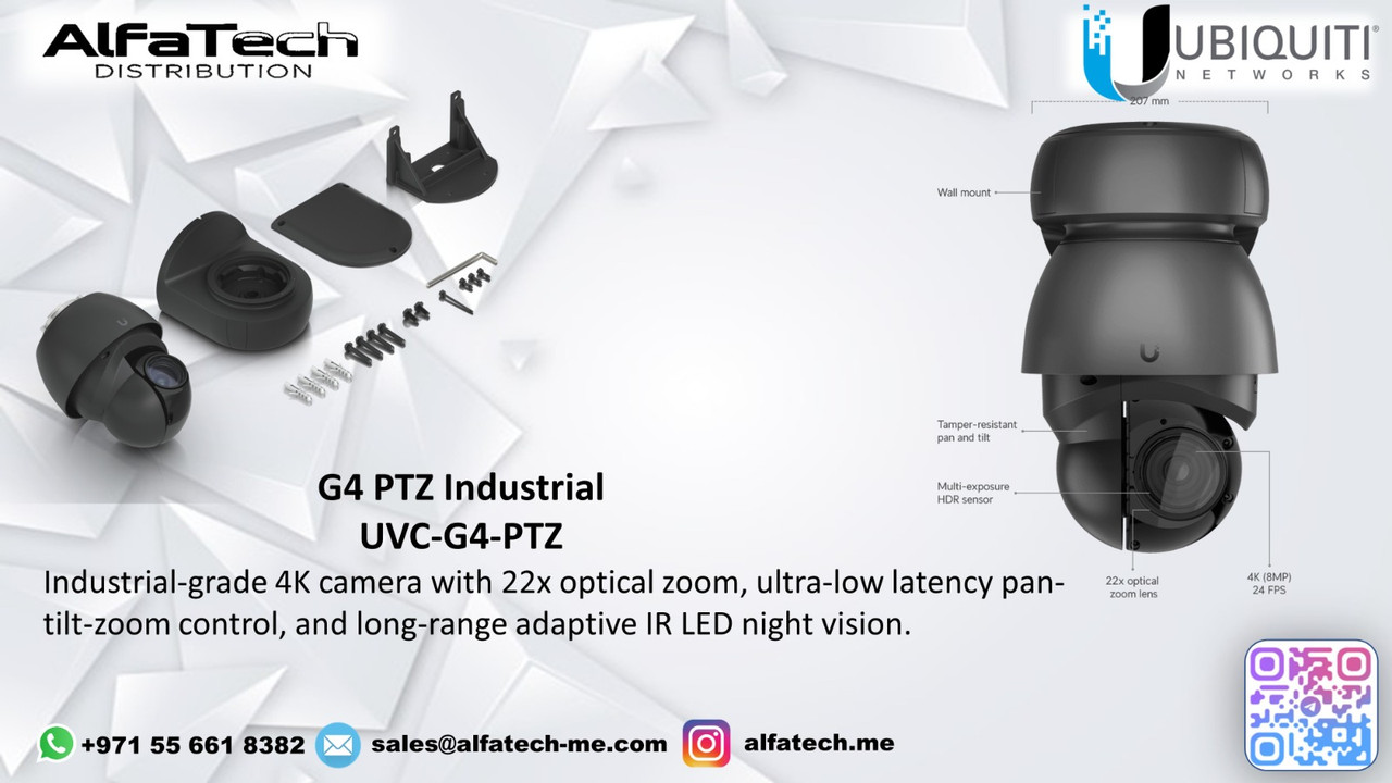 Securing Critical Infrastructure with the Ubiquiti G4 PTZ Industrial Camera
