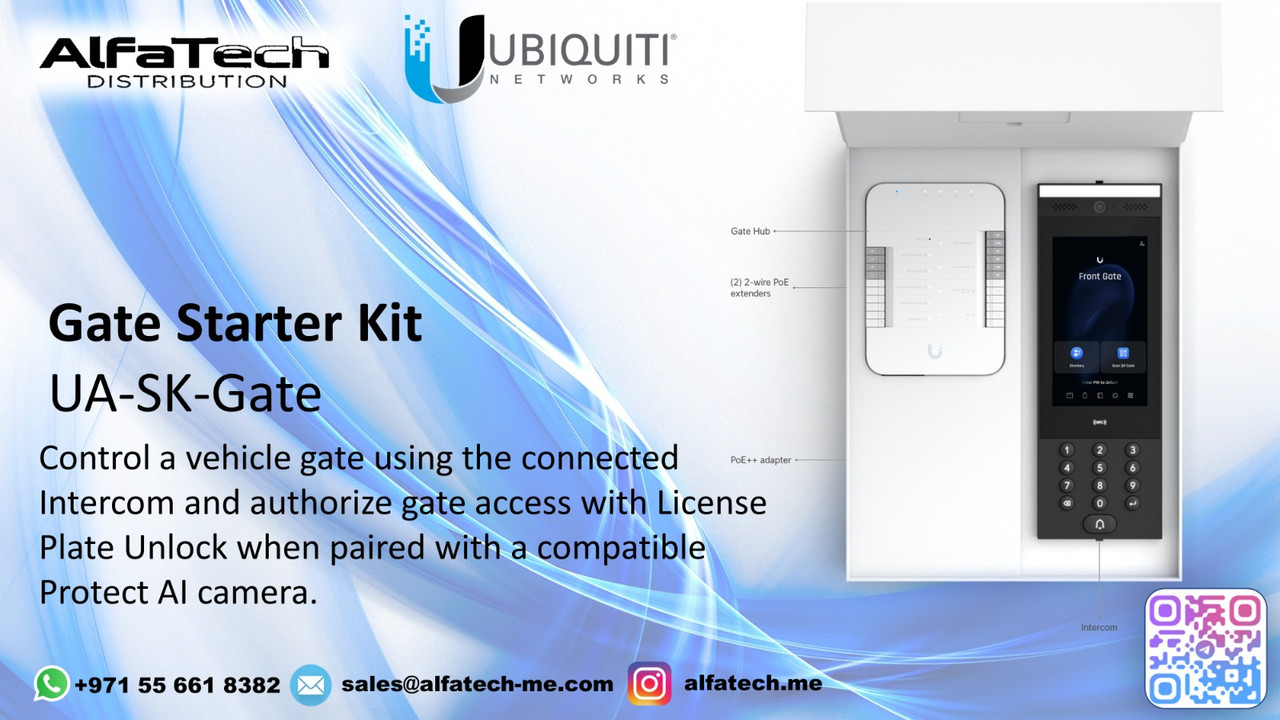 Enhancing Security and Convenience with the Ubiquiti UniFi Gate Starter Kit
