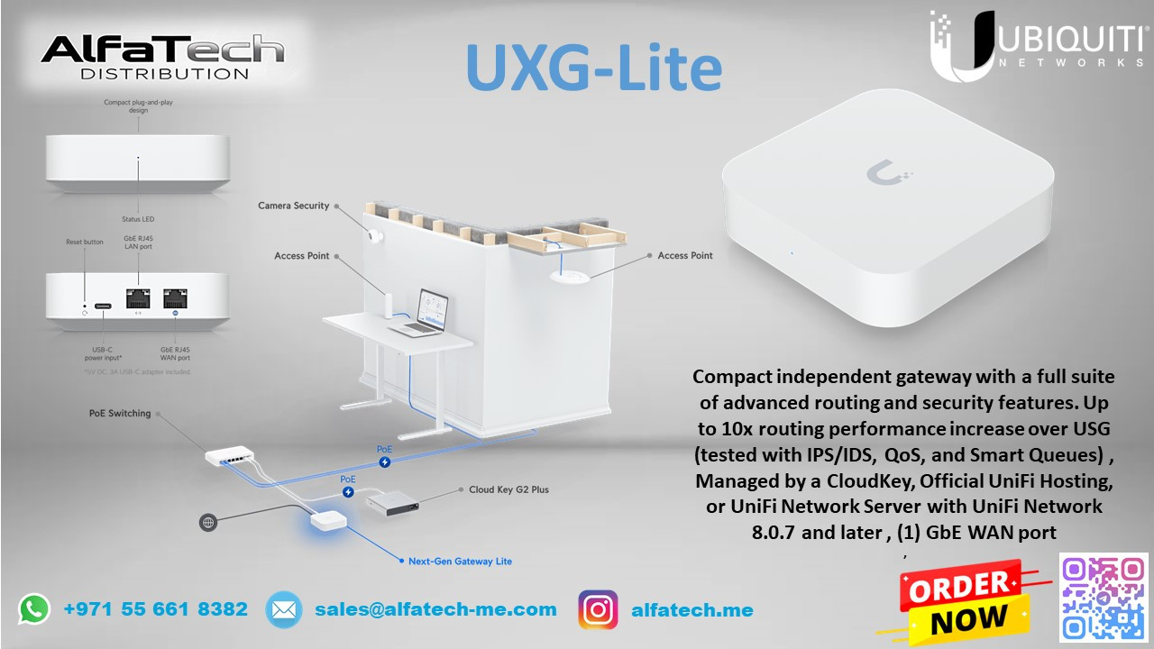 Ubiquiti UXG-Lite - Unifi Gateway Lite