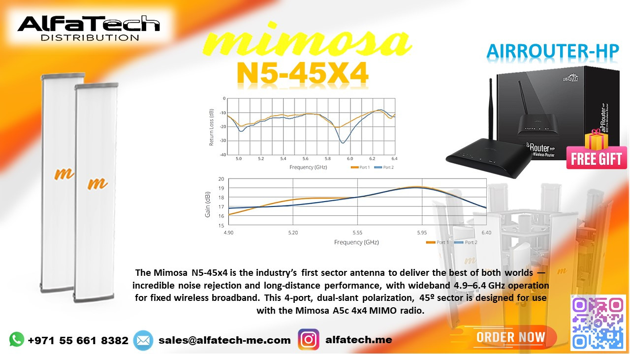 Expanding Wireless Coverage with Mimosa N5-45X4