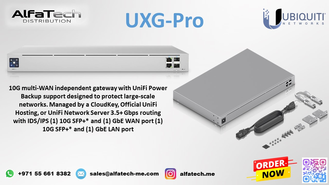 High-Performance Gateway with Ubiquiti UXG-Pro
