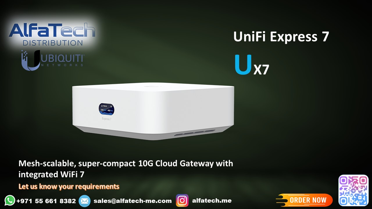 UniFi Express 7 (UX7) – Next-Gen WiFi 6 Gateway