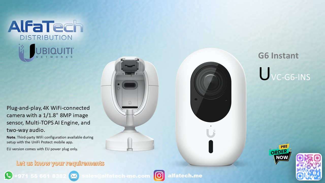 Ubiquiti UniFi Protect G6 Instant – Compact 2K Indoor Camera