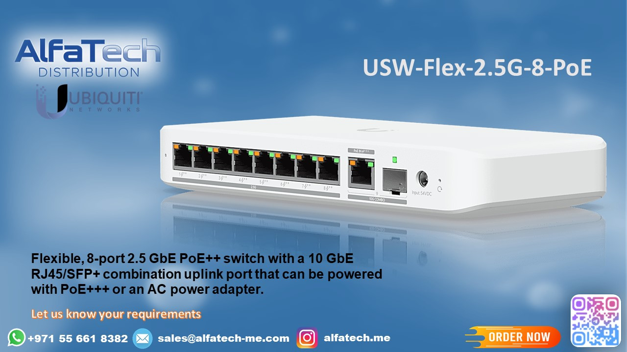 Empowering High-Speed Office Networks with USW-Flex-2.5G-8-PoE