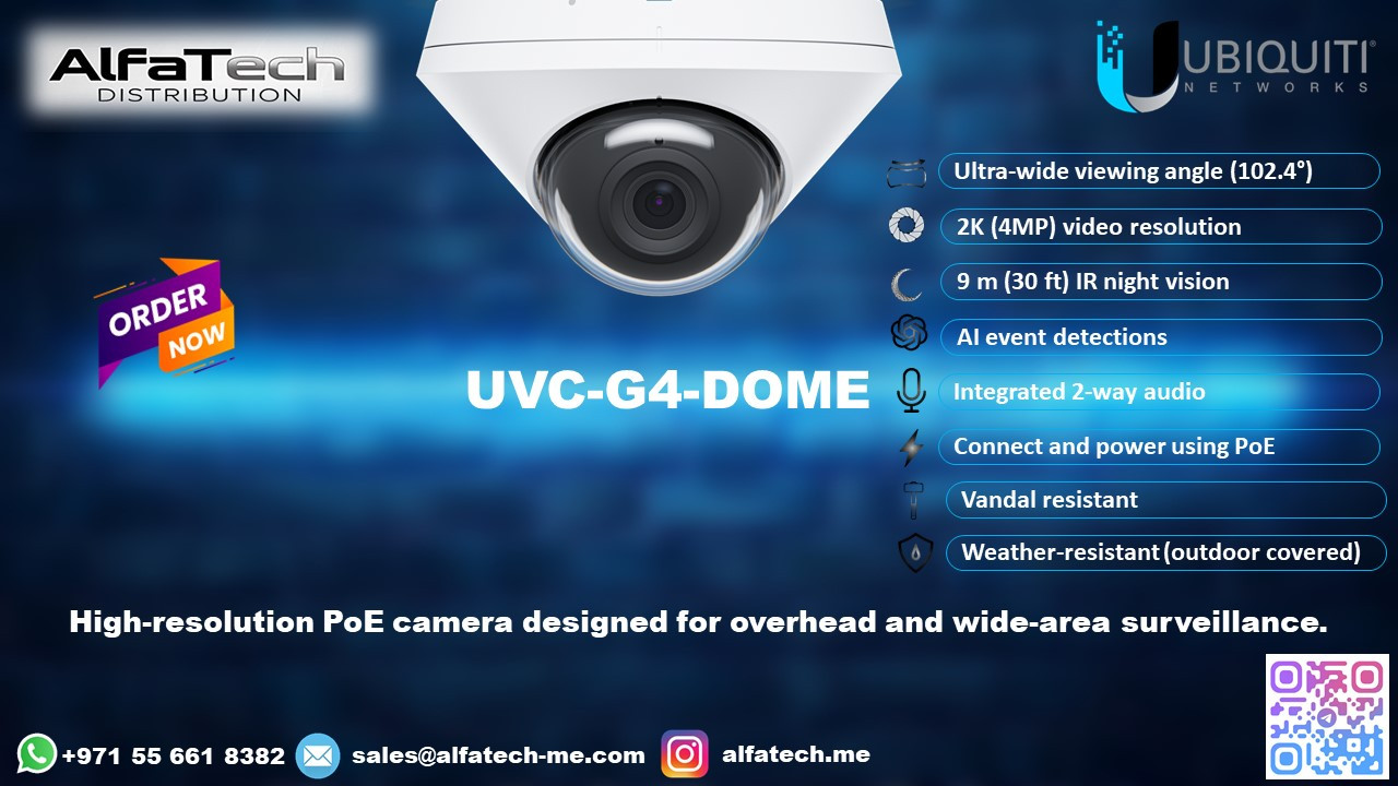Enhanced Surveillance with Ubiquiti UVC-G4-DOME