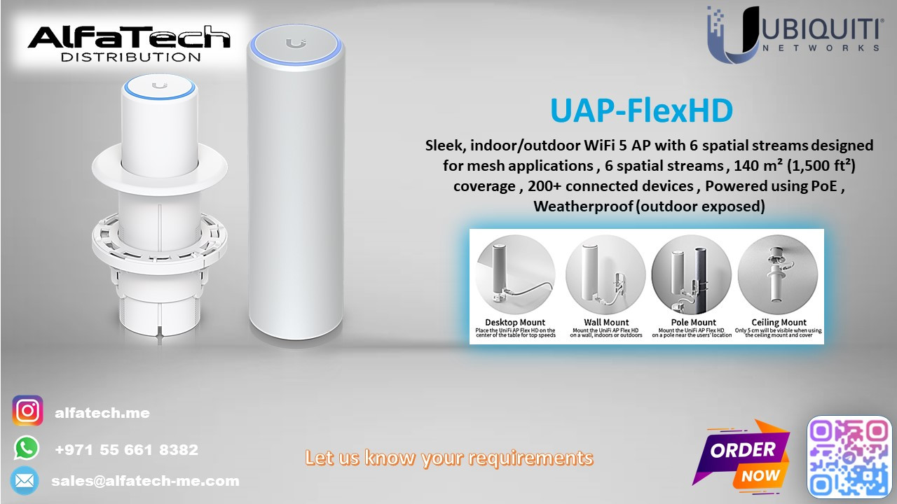 Enhancing Indoor & Outdoor Wi-Fi with Ubiquiti UAP-FlexHD