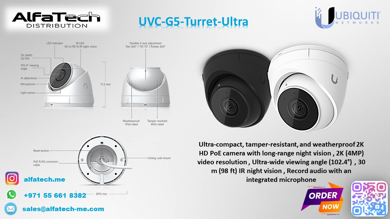 Enhanced Surveillance with Ubiquiti UVC-G5-Turret-Ultra