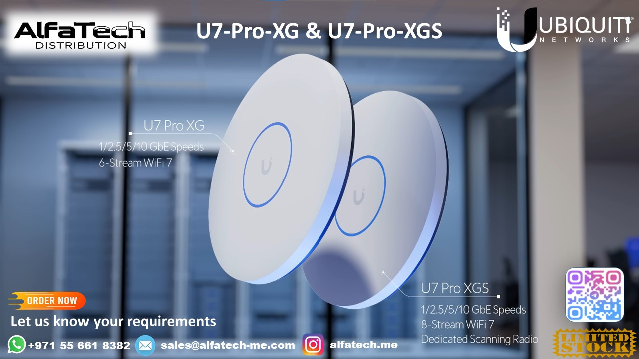 Future-Proof Wireless with Ubiquiti U7-Pro-XG & U7-Pro-XGS