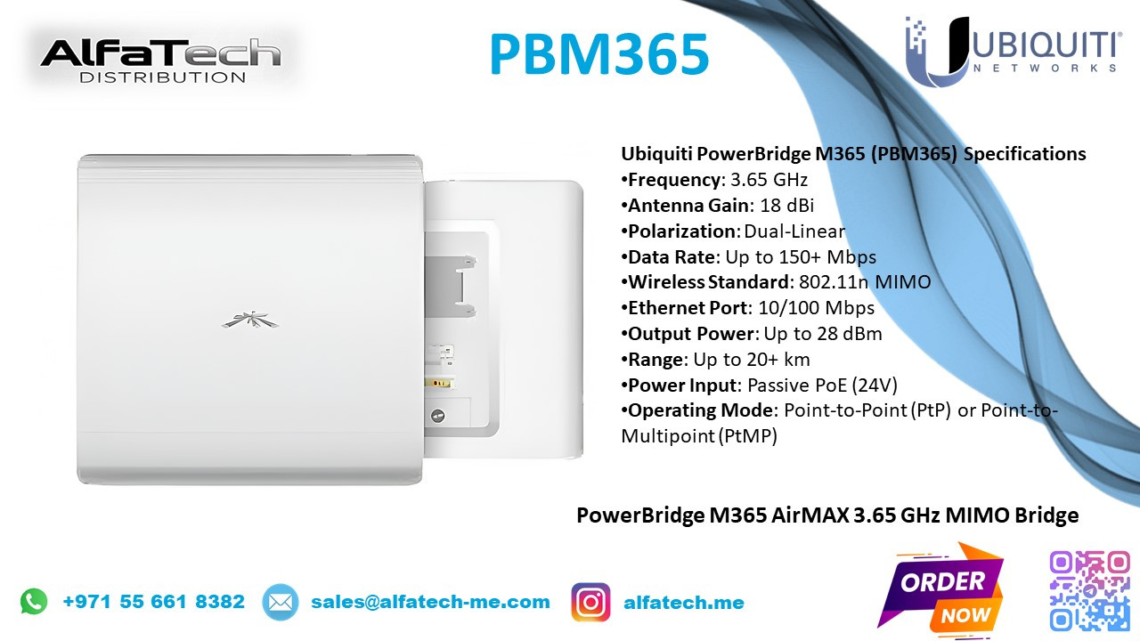 Reliable Wireless Connectivity with PBM365
