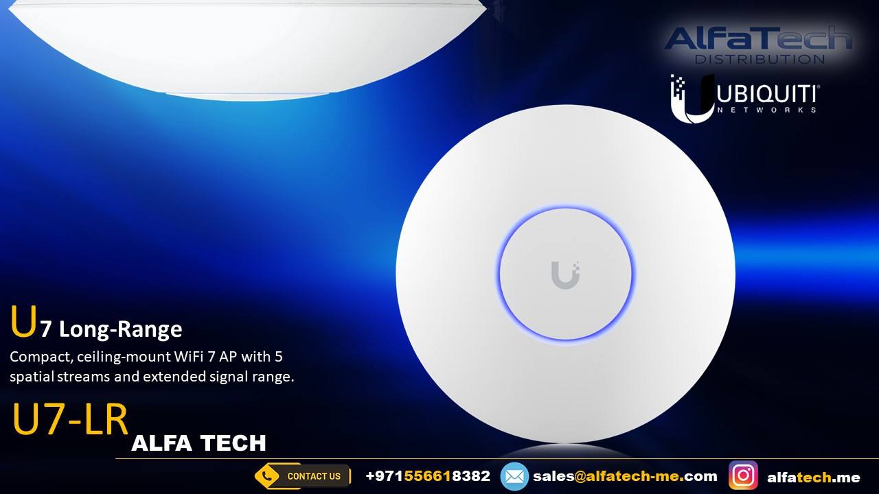 Ubiquiti UniFi U7-LR – High-Performance Long-Range WiFi 7 Access Point