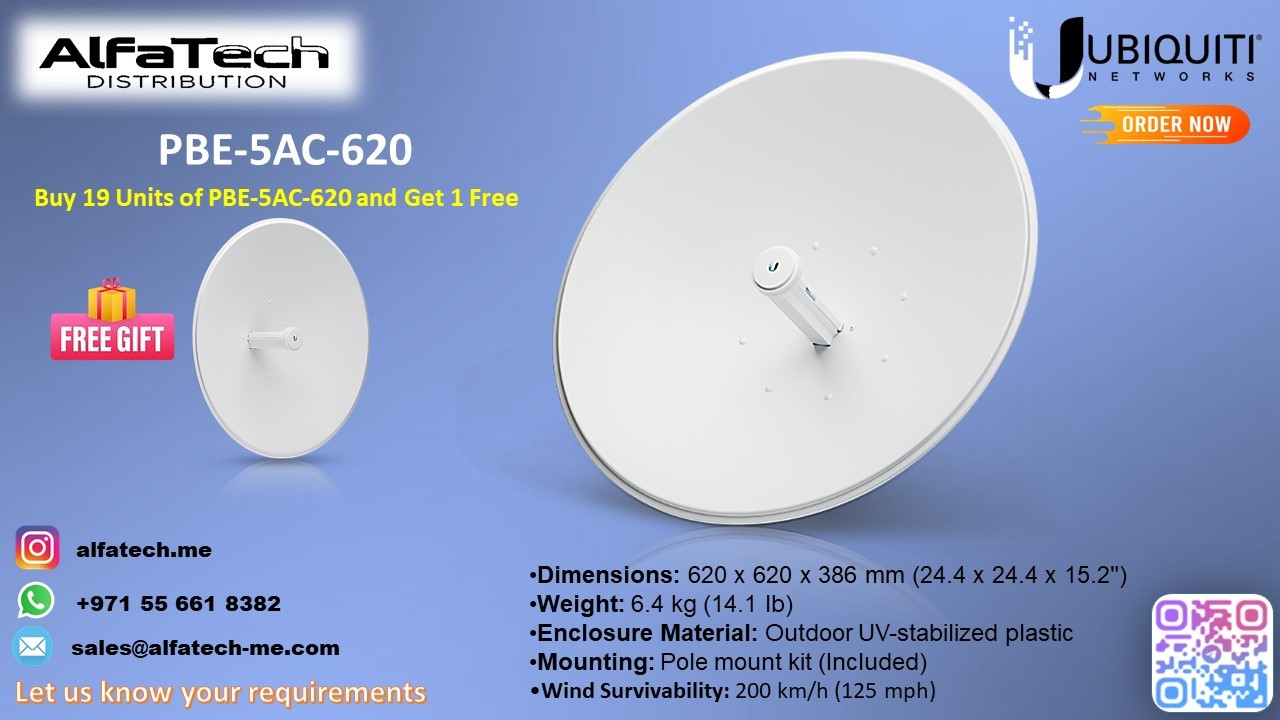 Expanding Rural Connectivity with Ubiquiti PBE-5AC-620