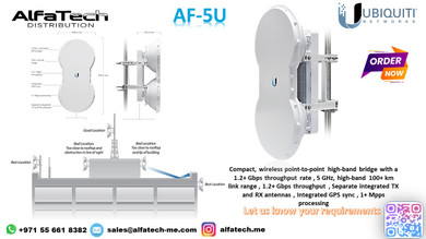Ubiquiti AF-5U: High-Performance 5 GHz Backhaul for Long-Range Wireless Connectivity