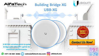Ubiquiti Building Bridge XG (UBB-XG) – High-Performance 60 GHz + 5 GHz Wireless Bridge with 10 Gigabit Ethernet