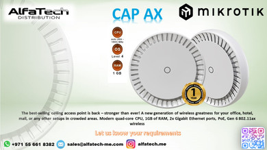 Seamless High-Speed WiFi with MikroTik CAP AX