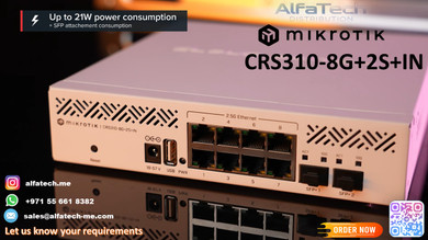 MikroTik CRS310-8G+2S+IN – Compact and Powerful Cloud Router Switch